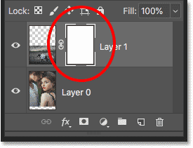 A layer mask thumbnail appears.