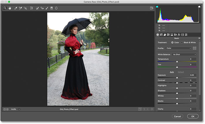 Le filtre Camera Raw dans Photoshop