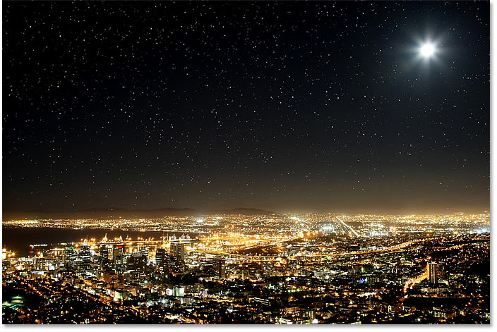 Create A Starry Night Sky In Photoshop