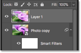 Merging the twirl art effect onto a new layer