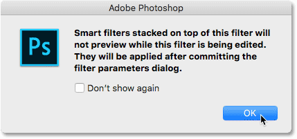 Smart filters stacked on top of this filter will not preview while this filter is being edited