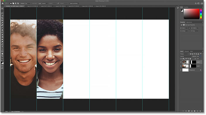 Create a Vertical Photo Collage with Photoshop