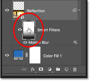 Loading the Smart Filters layer mask as a selection in Photoshop