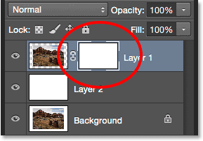 A layer mask thumbnail appears.