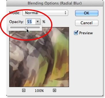 radically blur image tool