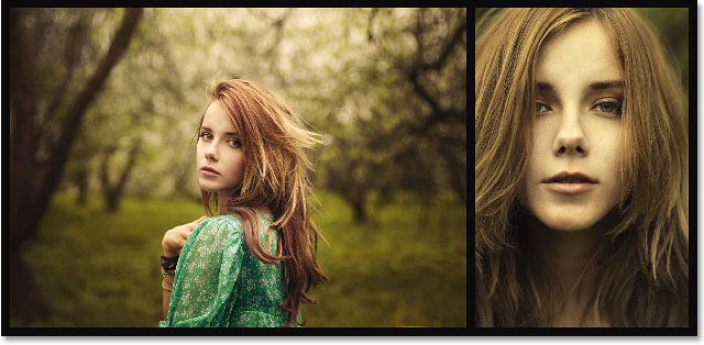 A two-image diptych created in Photoshop CS6.