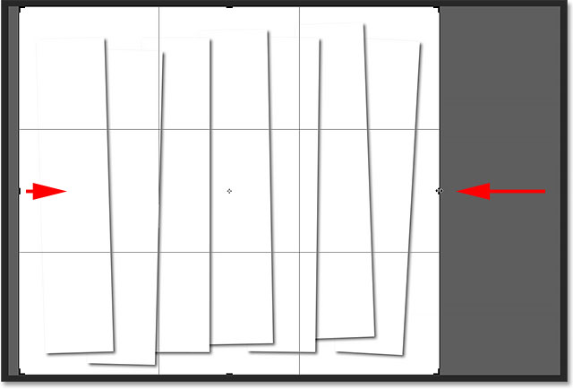 Resizing the cropping box around the panels