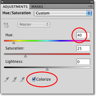 The Adjustments Panel in Photoshop CS4.