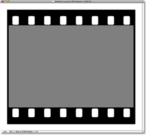 フィルムストリップのメインフォトエリア上に第二の形状が追加されました。