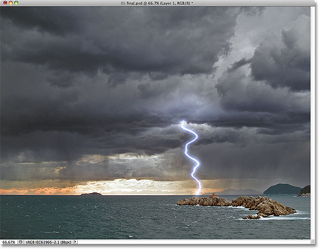 Lightning Effect With Photoshop