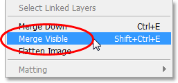 shift option command e photoshop not working