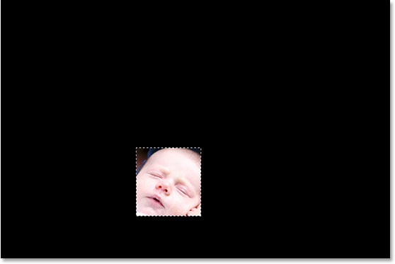 The image on Layer 1 is now clipped using the black-filled shape on the layer below it.