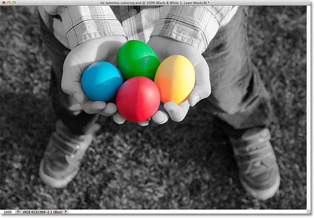 Black and White Photography With Selective Color, Hand Colored