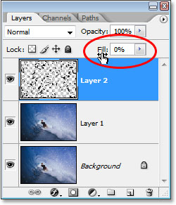 Lowering the Fill option down to 0%.