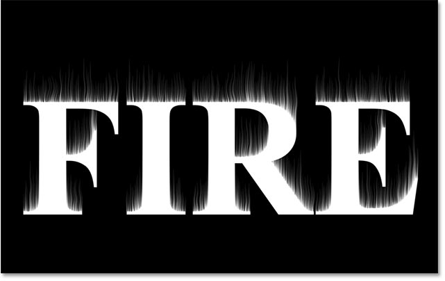 Flaming Hot Fire Text In Photoshop