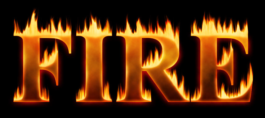 How to create a fire text effect in Photoshop