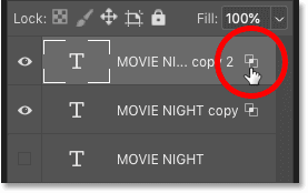 Reopening Photoshop's Blending Options to change the color red in the 3D text effect