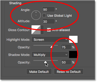 Changing Gloss Contour to Linear. 