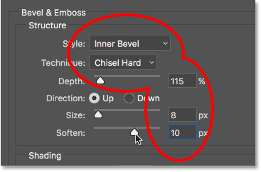 Changing Gloss Contour to Linear. 