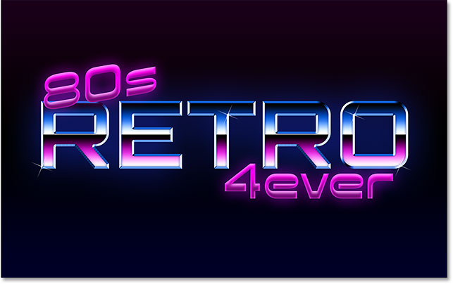 80s Neon Logo Generator