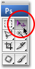 The Move Tool in Photoshop. Image © 2009 Photoshop Essentials.com